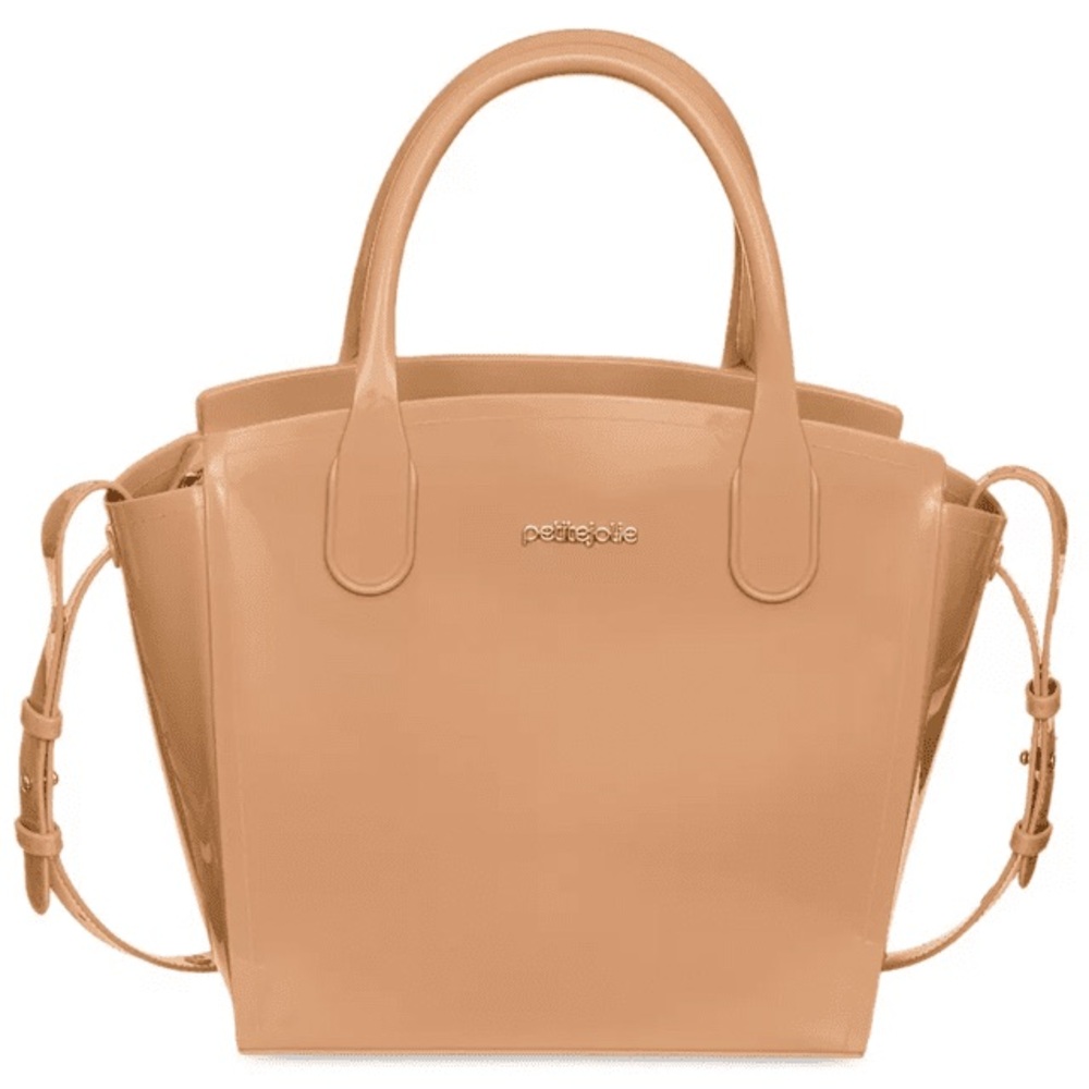 Petite Jolie Camel Satchel Bag